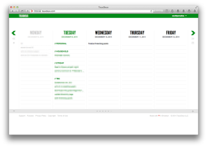 TeuxDeux is a site to keep track of your daily to-do items