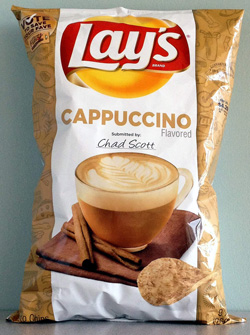 Cappuccino-flavoured Lay's
