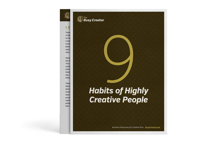 9 Habits of Highly Creative People